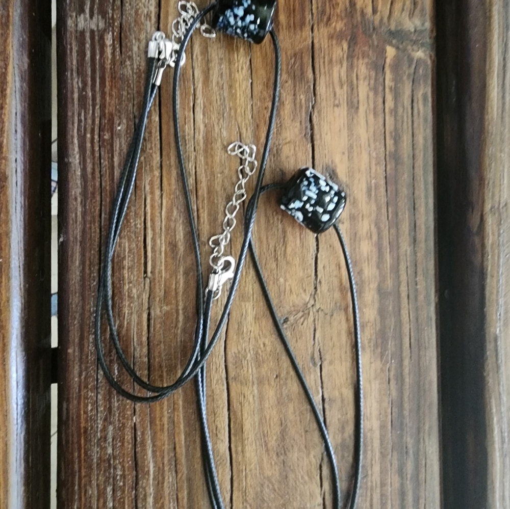 Handmade Black beaded Necklace